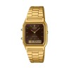 CASIO VINTAGE Mod. EDGY COLLECTION SUNRAY DIAL, GOLD- BLACK AQ-230GA-5AMQYES